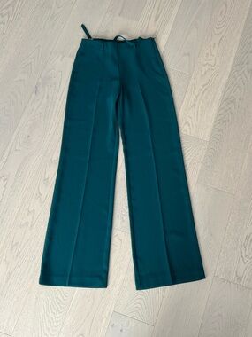 Mango Deep Teal Stretch Leggings